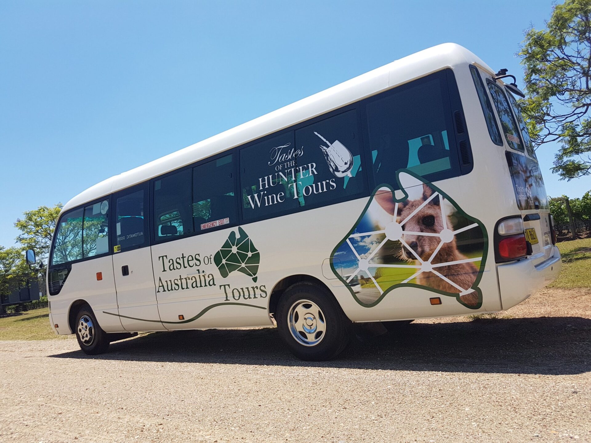 hunter valley wine tours bus
